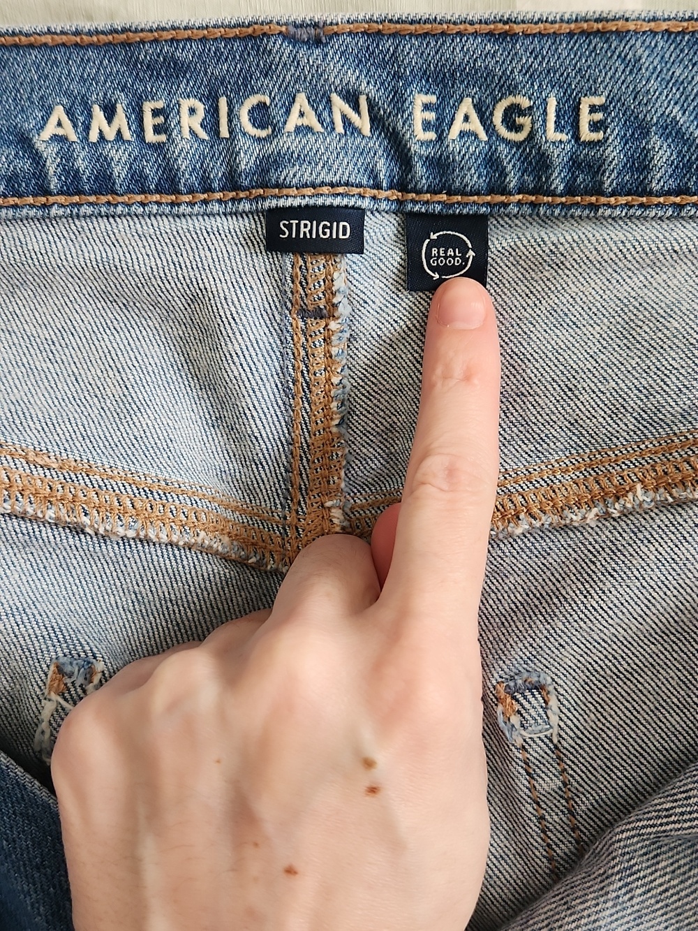 Womens American Eagle Jean Shorts Size 12 - Picture 7 of 10